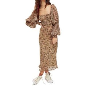 Free People Aglow Midi Dress